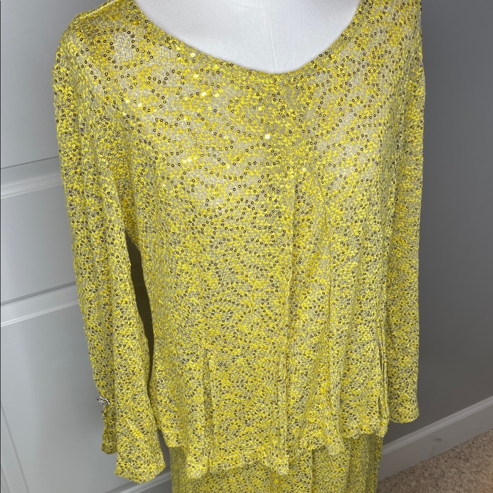 Vintage sequined set with gorgeous details size 8